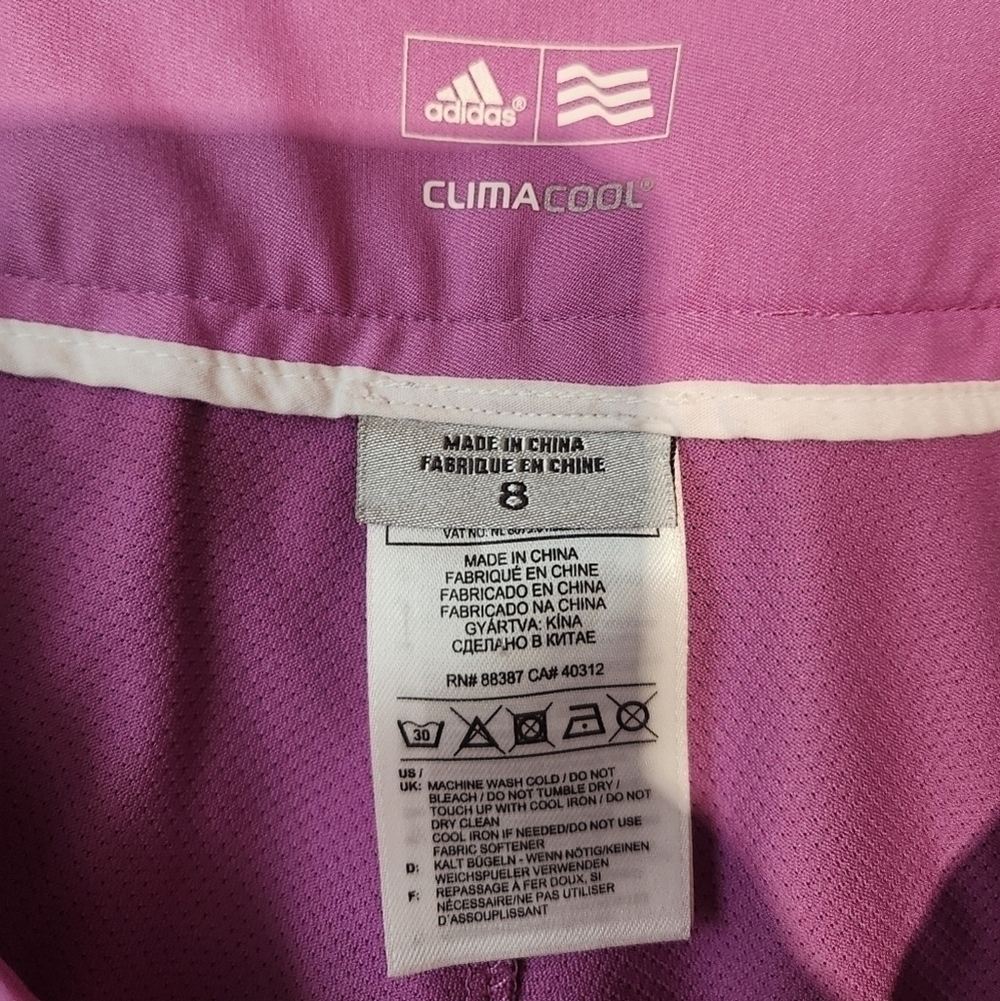 Adidas Climacool Women's Golf Skirt in Dark Lavender size 8 - Picture 7 of 7